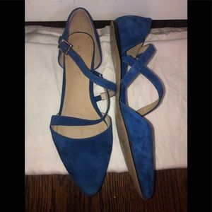 Also suede flats size 9